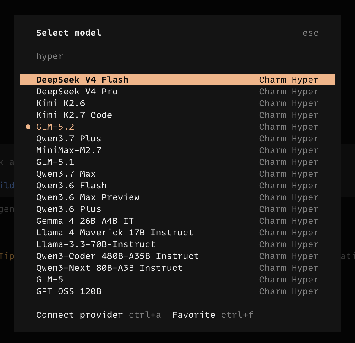 Select Model